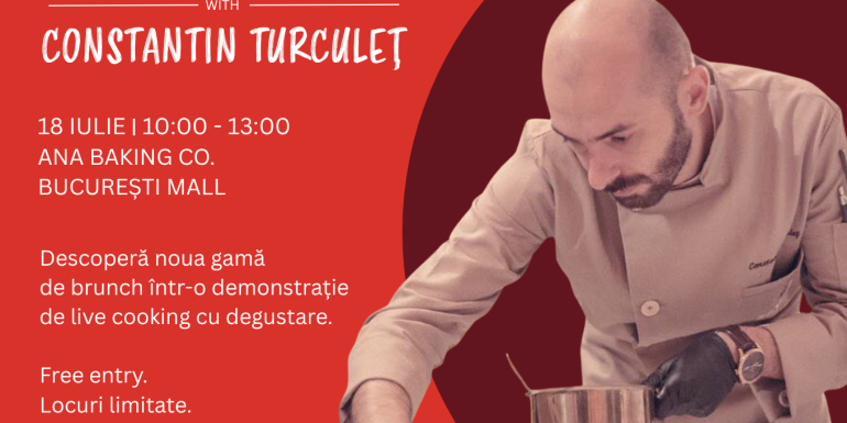 Live Cooking cu Chef Constantin Turculet