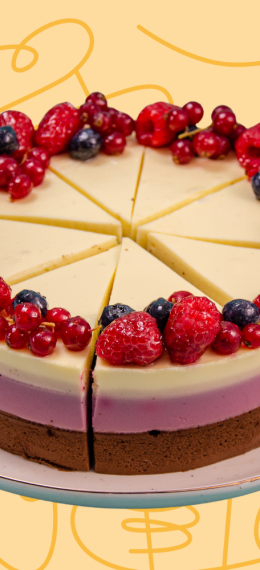 Tort Mousse Fructe de Padure