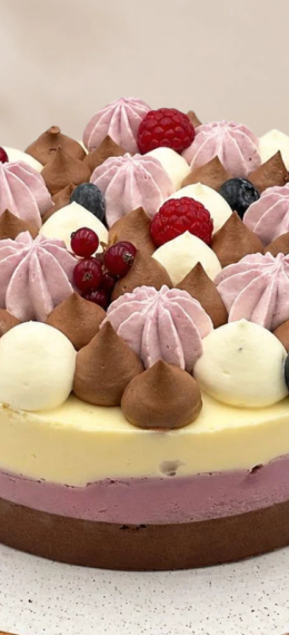 Tort Mousse Fructe de Padure